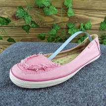 Keds  Women Flat Shoes Pink Fabric Slip On Size 7.5 Medium - £21.13 GBP