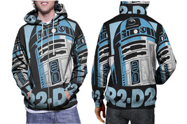 Star Wars R2 D2 Robot  stylish Sporty Hoodie Fullprint  Mens - £27.96 GBP