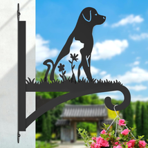 Plant Hangers Outdoor, 12.51 Inch Dog Silhouette Plant Wall Hanger, Heavy Duty W - £24.97 GBP