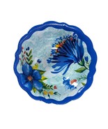 Pioneer Woman Delaney Dip Bowl Blue Floral 5.35&quot; x 2&quot; Scalloped Edge Mel... - $349.09 MXN
