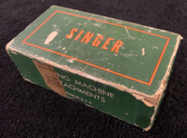 1950 Singer Sewing Machine Attachments 121899 E29635 Original Box  GW - $33.95