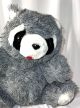 Soft Things Stuffed Plush Animal RACCOON Gray Black White 9&quot; Seated Kids... - $12.82