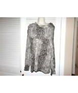 Gibson python print knit top with convertible neckline M EUC Worn once - $8.06