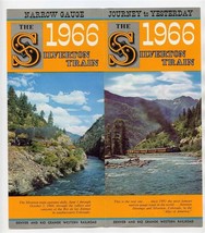 Journey to Yesterday Silverton Train Railroad Brochure Colorado 1966 Rio... - £17.12 GBP