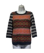 Anthropologie Tabitha Bandit Fair Isle Lambswool Cashmere Angora Sweater... - $24.74