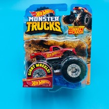 Hot Wheels Giant Wheels Hot Wheels Red Truck #3 with Connect and Crash Car - $13.22 CAD