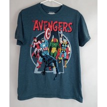 Marvel Comics Men&#39;s Grayish Blue Marvel Avengers Graphic T-Shirt Size Me... - $12.86
