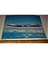 American Airlines 747 Luxury Liner 9 x 12 Print- Lithograph. - €6,90 EUR