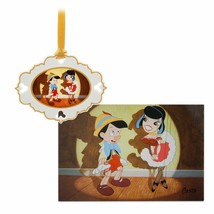 Disney - Pinocchio Sketchbook Ornament &amp; Lithograph - Limited Edition - £23.50 GBP