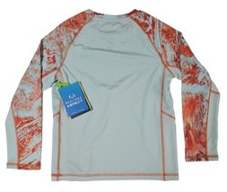Realtree Youth Long Sleeve Performance Fishing Shirt Color Sunfish Size Medium - £12.39 GBP