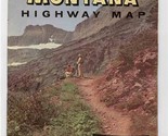 1960 Montana Official State Highway Commission Map - £10.90 GBP