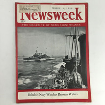 Newsweek Magazine March 4 1940 Britain&#39;s Navy Watches Russian Waters - £18.57 GBP