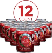 Purina ONE SmartBlend True Instinct Adult Canned Wet Dog Food, 13 Ounces... - $28.50