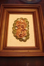 Ceramic flowers in frame on Plyex Grumbacher Canvas Board,Compatible wit... - $29.39