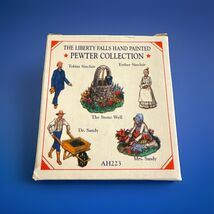 Vintage 2000 Liberty Falls Pewter Collection 5 Figurines AH223 - $10.99