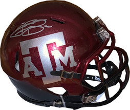 Johnny Manziel signed Texas A&amp;M Aggies Riddell Speed Mini Helmet (Heisman)- JSA  - £56.64 GBP