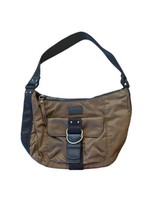Ralph Lauren Women&#39;s  small brown nylon purse black trim - £12.23 GBP