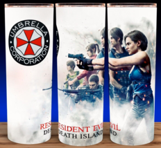 Resident Evil Death Island - Jill Valentine - Leon Kennedy Cup Mug Tumbl... - $19.75