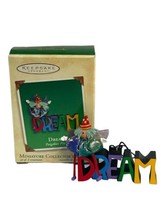 Hallmark &quot;Dream&quot; Miniature Ornament Fairy Pixie 2002  Vintage Girl Chistmas Gift - £14.62 GBP