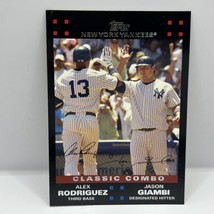 2007 Topps Baseball Alex Rodriguez / Jason Giambi #650 New York Yankees - £1.54 GBP