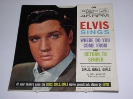 Elvis Presley Return To Sender Picture Sleeve Only No Record RCA 47-8100 VG++ - £20.02 GBP