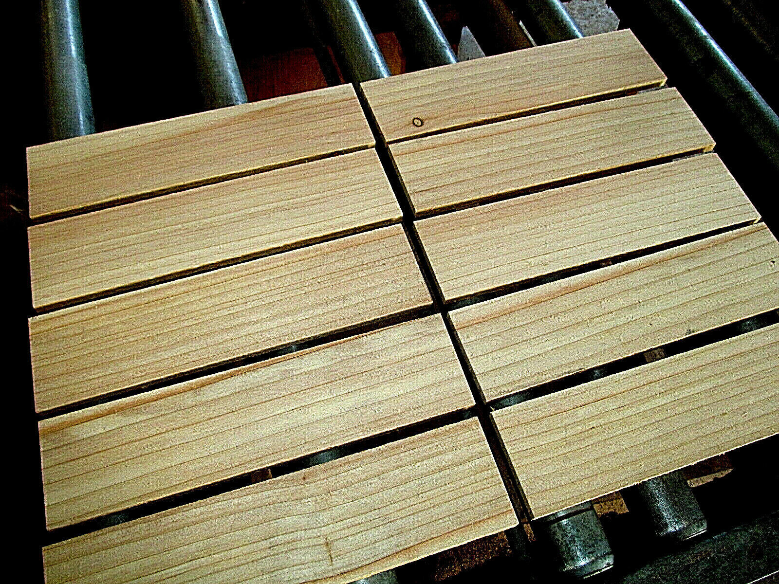 TWO (2) THIN SANDED KILN DRIED CLEAR BALD CYPRESS 12&quot; X 3&quot; X 3/8&quot; LUMBER... - $23.71