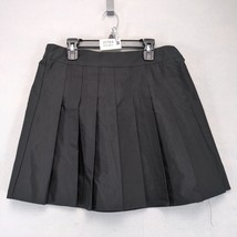 Hippie Rose Black Pleated A-Line Micro Mini Skirt Size L Elastic Waist T... - €22,25 EUR