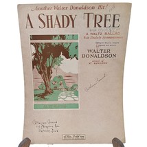 Vintage Sheet Music, A Shady Tree Waltz Ballad with Ukulele Acc by Walte... - $28.06
