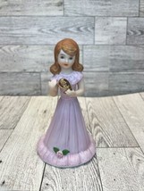 ENESCO Growing Up Birthday Girls Age 9 Hallmark Porcelain Girl Figurine Vintage - $7.50