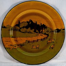 Large Royal Doulton Pottery Plate Sheep in Pasture on Farm - £20.82 GBP