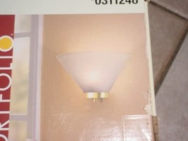 Portfolio Polished Brass Wall Sconce - $33.00