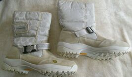 COACH Sandi Women's Suede Boots Vibram White/Beige Size 9.5M - $87.12