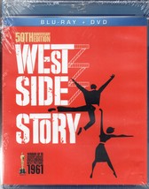 WEST SIDE STORY (blu-ray &amp; dvd) *NEW* 50th Anniversary edition, musical, gangs - £12.18 GBP