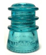 Blue Insulator-Hemingray 10-Telegraph-Telephone-USA-Antique-Made in USA-... - €20,29 EUR