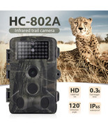 Wildlife Trail Camera 24MP Video Photo Trap Hunting Night View Motion De... - $85.56 CAD