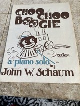Choo Choo Boogie Piano Solo by John W Schaum Sheet Music 1944 - £10.82 GBP