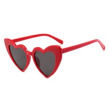 Heart Shaped Sunglasses For Women,Vintage Cat Eye Mod Style Retro Kurt Cobain Gl - £9.58 GBP