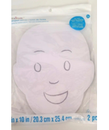 Face Shaped Canvas 2 Piece Set Creatology 8x10&quot; Great Practice Fun NEW S... - £7.44 GBP