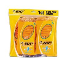 BiC 1 Sensitive Mens Single Blade Disposable Shaver 8 Packs of 5  - $31.00