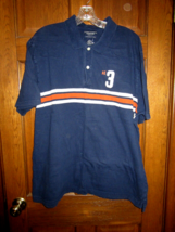 Vintage American Eagle Outfitters Navy Striped #3 Rugby Polo Shirt - Siz... - $21.77