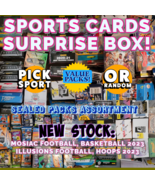 SURPRISE Sports Cards Assortment New 2021-22-23 PACKS ! GRAB Bag Random ... - £18.39 GBP
