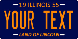 Illinois 1955 License Plate Personalized Custom Car Auto Bike Motorcycle Moped - £8.84 GBP+