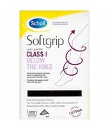 Scholl Softgrip Stockings with Ultima Class 1 Below Knee Closed Toe Blac... - $24.21