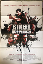 STREET KINGS MOVIE POSTER 2 Sided ORIGINAL FINAL 27x40 CHRIS EVANS KEANU... - £6.34 GBP