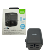 LogiiX World Traveler XL 30W Travel Adapter USB-C USB-A Portable Fast Ch... - $57.79 CAD