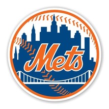 New York Mets  Round Decal / Sticker Die cut - $3.95+