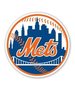 New York Mets  Round Decal / Sticker Die cut - £3.09 GBP+