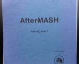 AfterMASH Night Shift Original 1983 Television Script By Greenbaum/Reid ... - $76.50