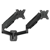 Adjustable Dual Monitor Wall Mount for 32 Inch Screens with Gas Spring Arm - $171.26