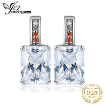 JewelryPalace New Arrival Geometric 5.9ct Gemstone 925 Silver Stud Earrings for  - £17.00 GBP
